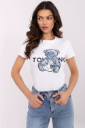 Tshirt Damski Model NM-TS-JX-09328.65P White/Blue - NM NM Tshirt Damski Model NM-TS-JX-09328.65P White/Blue - NM NM