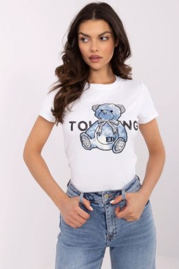 Tshirt Damski Model NM-TS-JX-09328.65P White/Blue - NM NM