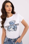 Tshirt Damski Model NM-TS-JX-09328.65P White/Blue - NM NM Tshirt Damski Model NM-TS-JX-09328.65P White/Blue - NM NM
