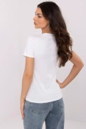 Tshirt Damski Model NM-TS-JX-09328.65P White/Pink - NM NM Tshirt Damski Model NM-TS-JX-09328.65P White/Pink - NM NM