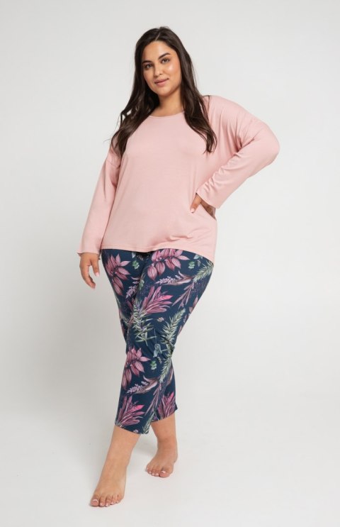 PIŻAMA WISKOZA VIVIAN 3013 3/4 R R.2XL-3XL PIŻAMA WISKOZA VIVIAN 3013 3/4 R R.2XL-3XL