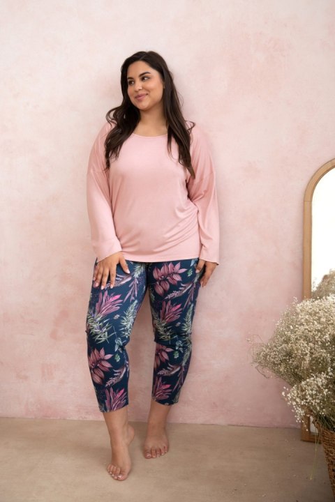 PIŻAMA WISKOZA VIVIAN 3013 3/4 R R.2XL-3XL PIŻAMA WISKOZA VIVIAN 3013 3/4 R R.2XL-3XL