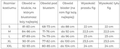 KOSTIUM KĄPIELOWY PAMELA M-421 KOSTIUM KĄPIELOWY PAMELA M-421