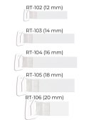 RAMIĄCZKA SILIKONOWE Z METALOWYM ZACZEPEM RT-103 14MM RAMIĄCZKA SILIKONOWE Z METALOWYM ZACZEPEM RT-103 14MM