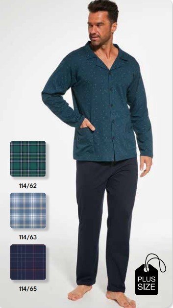 PIŻAMA MĘSKA 114/62 DR R.3XL-5XL PIŻAMA MĘSKA 114/62 DR R.3XL-5XL