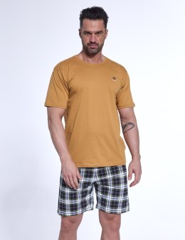 PIŻAMA MĘSKA 326/183 NATURE 3 KR R.3XL-5XL