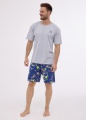 PIŻAMA MĘSKA 326/272 DINOSAUR 2 KR R.3XL-5XL CORNETTE PIŻAMA MĘSKA 326/272 DINOSAUR 2 KR R.3XL-5XL CORNETTE