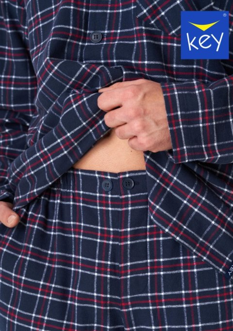 PIŻAMA MĘSKA FLANELA MNS 414 B23 DR PIŻAMA MĘSKA FLANELA MNS 414 B23 DR