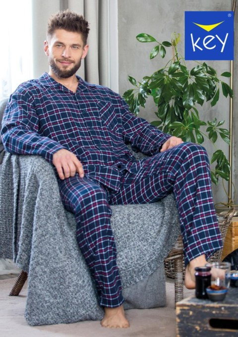 PIŻAMA MĘSKA FLANELA MNS 414 B23 R.3XL-4XL DR PIŻAMA MĘSKA FLANELA MNS 414 B23 R.3XL-4XL DR