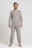 PIŻAMA MĘSKA ROZPINANA DR R.4XL-5XL PIŻAMA MĘSKA ROZPINANA DR R.4XL-5XL