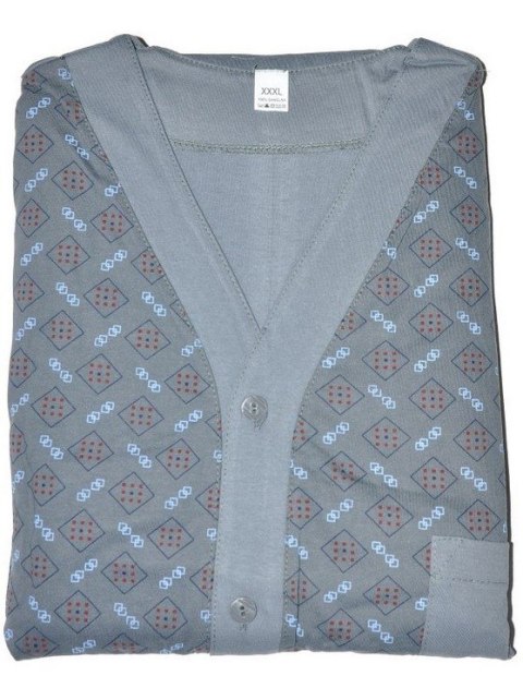 PIŻAMA MĘSKA ROZPINANA DR R.M-XXL PIŻAMA MĘSKA ROZPINANA DR R.M-XXL