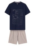 PIŻAMA MĘSKA SURF 42598 KR PIŻAMA MĘSKA SURF 42598 KR