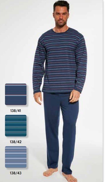 PIŻAMA MĘSKA VARIOUS 138/42 DR R.3XL-5XL PIŻAMA MĘSKA VARIOUS 138/42 DR R.3XL-5XL