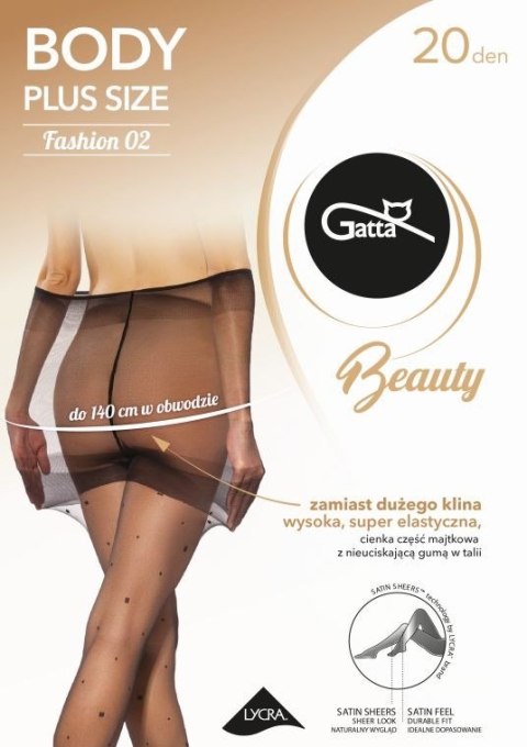 RAJSTOPY FASHION PLUS SIZE W.02 20 DEN RAJSTOPY FASHION PLUS SIZE W.02 20 DEN