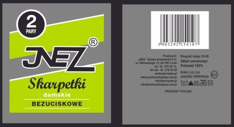 SKARPETKI DAMSKIE ELASTIL SKARPETKI DAMSKIE ELASTIL