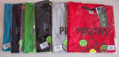 BLUZKA CHŁOPIĘCA POSITIVE KR R.128-140 SALE BLUZKA CHŁOPIĘCA POSITIVE KR R.128-140 SALE