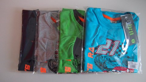 BLUZKA CHŁOPIĘCA ZYGZAK DR R.98-116 BLUZKA CHŁOPIĘCA ZYGZAK DR R.98-116