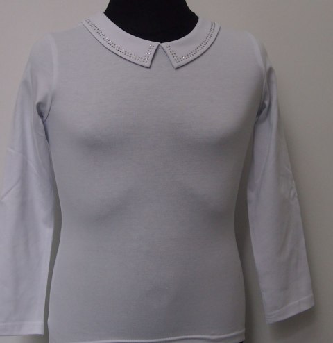BLUZKA DZIEWCZĘCA Z KOŁNIERZYKIEM R.152-164 SALE BLUZKA DZIEWCZĘCA Z KOŁNIERZYKIEM R.152-164 SALE
