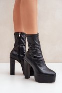 Botki Model Tennira C-243 Black - Step in style Step in style Botki Model Tennira C-243 Black - Step in style Step in style
