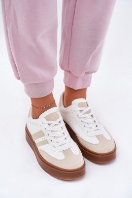 Buty Sportowe Model Ediriella 25SP26-9081 Beige/White - Step in style Step in style