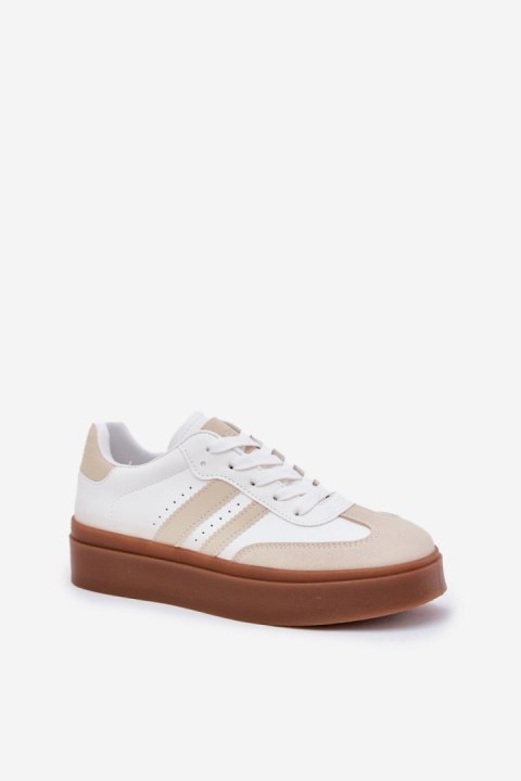 Buty Sportowe Model Ediriella 25SP26-9081 Beige/White - Step in style Step in style Buty Sportowe Model Ediriella 25SP26-9081 Beige/White - Step in style Step in style