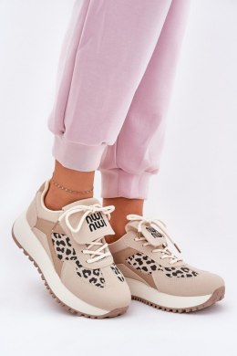 Buty Sportowe Model Pumbes 88220 Beige - Step in style Step in style