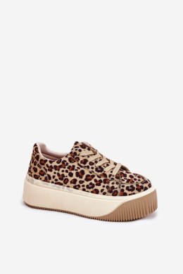 Buty Sportowe Model Tirvanis PL358 Brown Panterka - Step in style Step in style