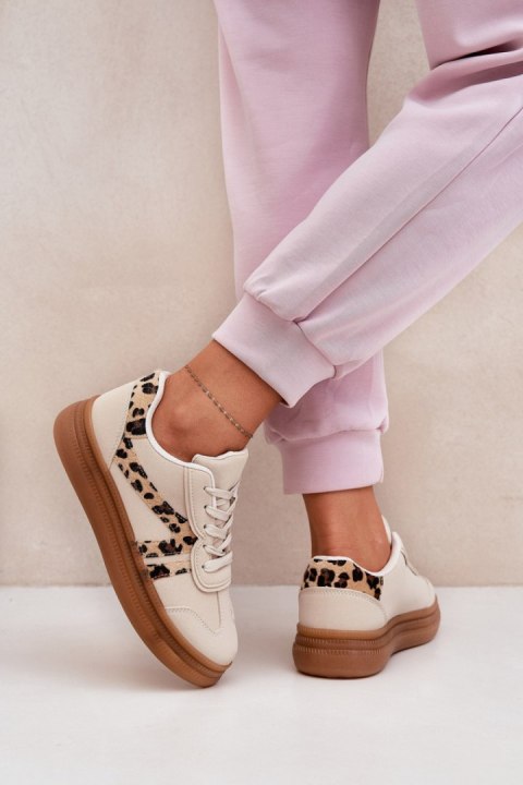 Buty Sportowe Model Totter PC2815 Beige - Step in style Step in style Buty Sportowe Model Totter PC2815 Beige - Step in style Step in style