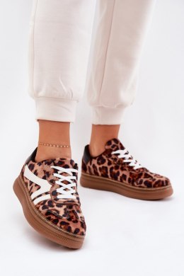 Buty Sportowe Model Totter PC2815 Brown Panterka - Step in style Step in style