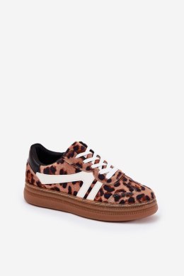 Buty Sportowe Model Totter PC2815 Brown Panterka - Step in style Step in style