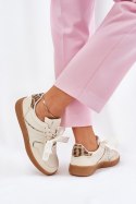 Buty Sportowe Model Zielle 88227 Beige/Panterka - Step in style Step in style Buty Sportowe Model Zielle 88227 Beige/Panterka - Step in style Step in style