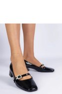 Czółenka Model Elifat 5506 Black - PRIMO PRIMO Czółenka Model Elifat 5506 Black - PRIMO PRIMO