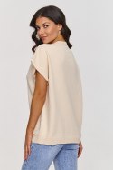 Kamizelka Model S157 Light Beige - Makadamia Makadamia Kamizelka Model S157 Light Beige - Makadamia Makadamia