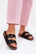 Sandał Klapki Model Sercele THS_141 Black - Step in style Step in style Sandał Klapki Model Sercele THS_141 Black - Step in style Step in style