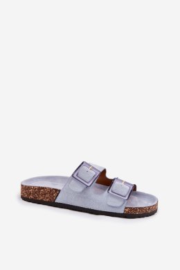 Sandał Klapki Model Sercele THS-141 Blue - Step in style Step in style