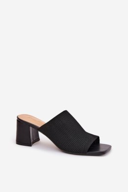 Sandał Klapki Model Wenilan FY35-1 Black - Step in style Step in style