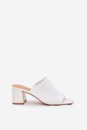 Sandał Klapki Model Wenilan FY35-1 White - Step in style Step in style Sandał Klapki Model Wenilan FY35-1 White - Step in style Step in style