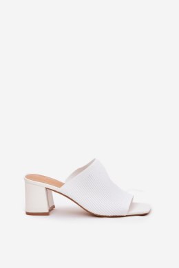 Sandał Klapki Model Wenilan FY35-1 White - Step in style Step in style
