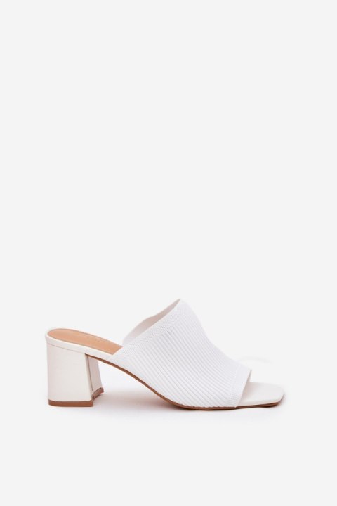 Sandał Klapki Model Wenilan FY35-1 White - Step in style Step in style Sandał Klapki Model Wenilan FY35-1 White - Step in style Step in style