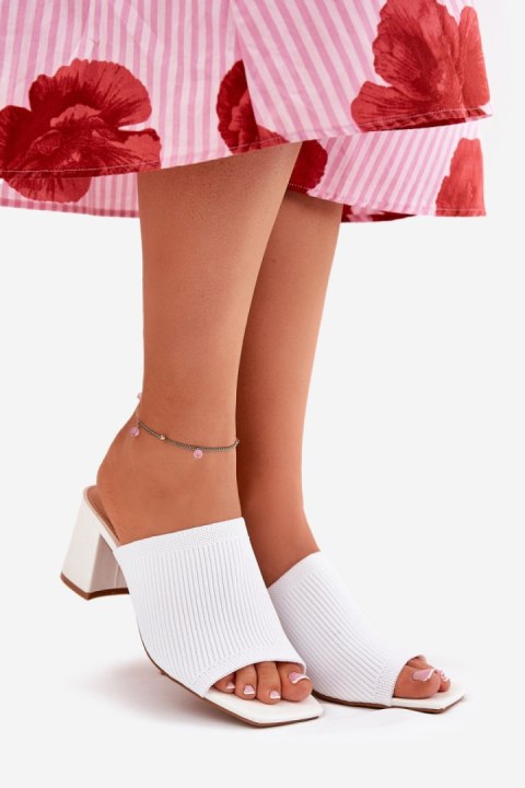 Sandał Klapki Model Wenilan FY35-1 White - Step in style Step in style Sandał Klapki Model Wenilan FY35-1 White - Step in style Step in style