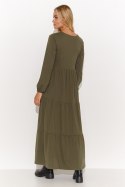 Sukienka Model M810 Khaki - Makadamia Makadamia Sukienka Model M810 Khaki - Makadamia Makadamia