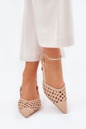Szpilki Model Umirana 8338-302 Beige - Step in style Step in style Szpilki Model Umirana 8338-302 Beige - Step in style Step in style