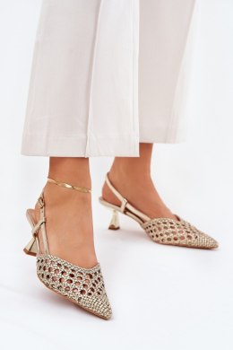 Szpilki Model Umirana 8338-302 Gold - Step in style Step in style