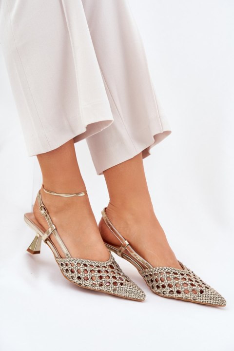 Szpilki Model Umirana 8338-302 Gold - Step in style Step in style Szpilki Model Umirana 8338-302 Gold - Step in style Step in style