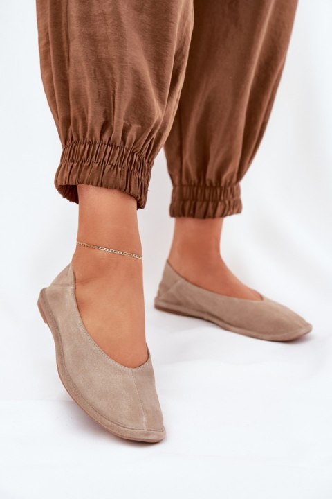 Baleriny Model Big Star RR274082 Beige - Step in style Step in style Baleriny Model Big Star RR274082 Beige - Step in style Step in style