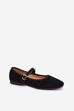 Baleriny Model Vikilora L2850 Black - Step in style Step in style