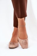 Baleriny Model Vinceza 17377 Beige - Step in style Step in style Baleriny Model Vinceza 17377 Beige - Step in style Step in style