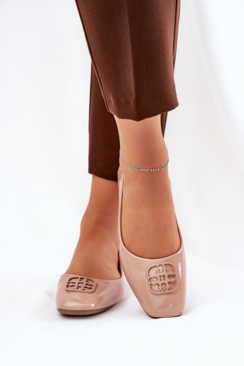 Baleriny Model Vinceza 17377 Beige - Step in style Step in style Baleriny Model Vinceza 17377 Beige - Step in style Step in style
