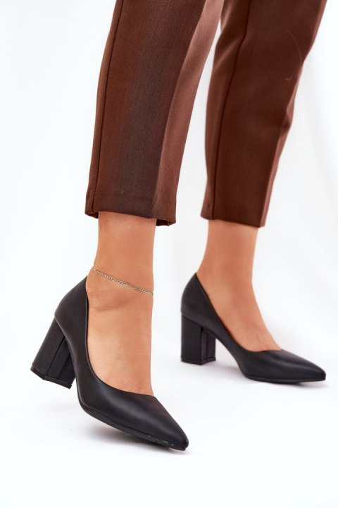 Czółenka Model Deonira KJ-42 Black - Step in style Step in style Czółenka Model Deonira KJ-42 Black - Step in style Step in style