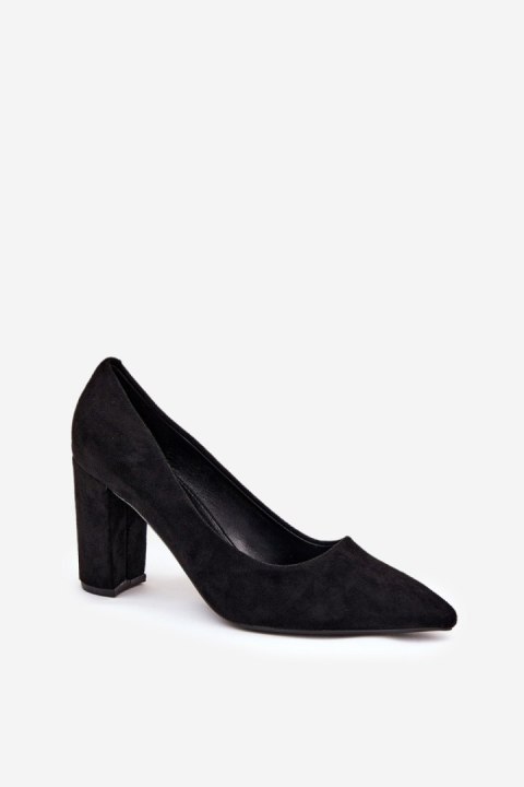 Czółenka Model Ellinoria AH-10 Black - Step in style Step in style Czółenka Model Ellinoria AH-10 Black - Step in style Step in style